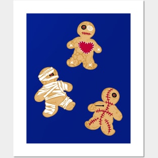 Gingerbread voodoo man Posters and Art